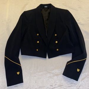 ⚜️unique • Crop blazer black unisex small